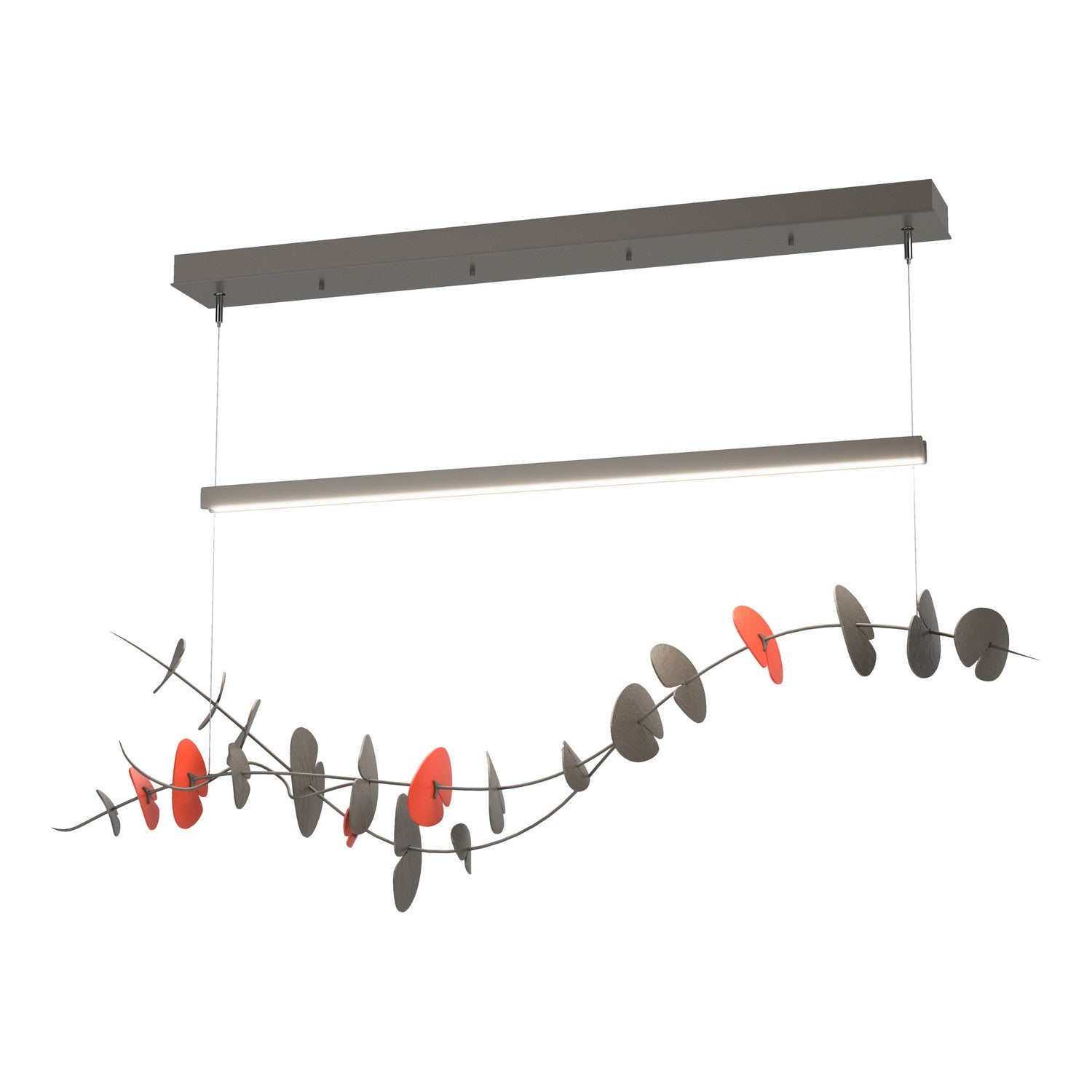 Hubbardton Forge - 139812-LED-STND-07-90 - LED Pendant - Lily - Dark Smoke