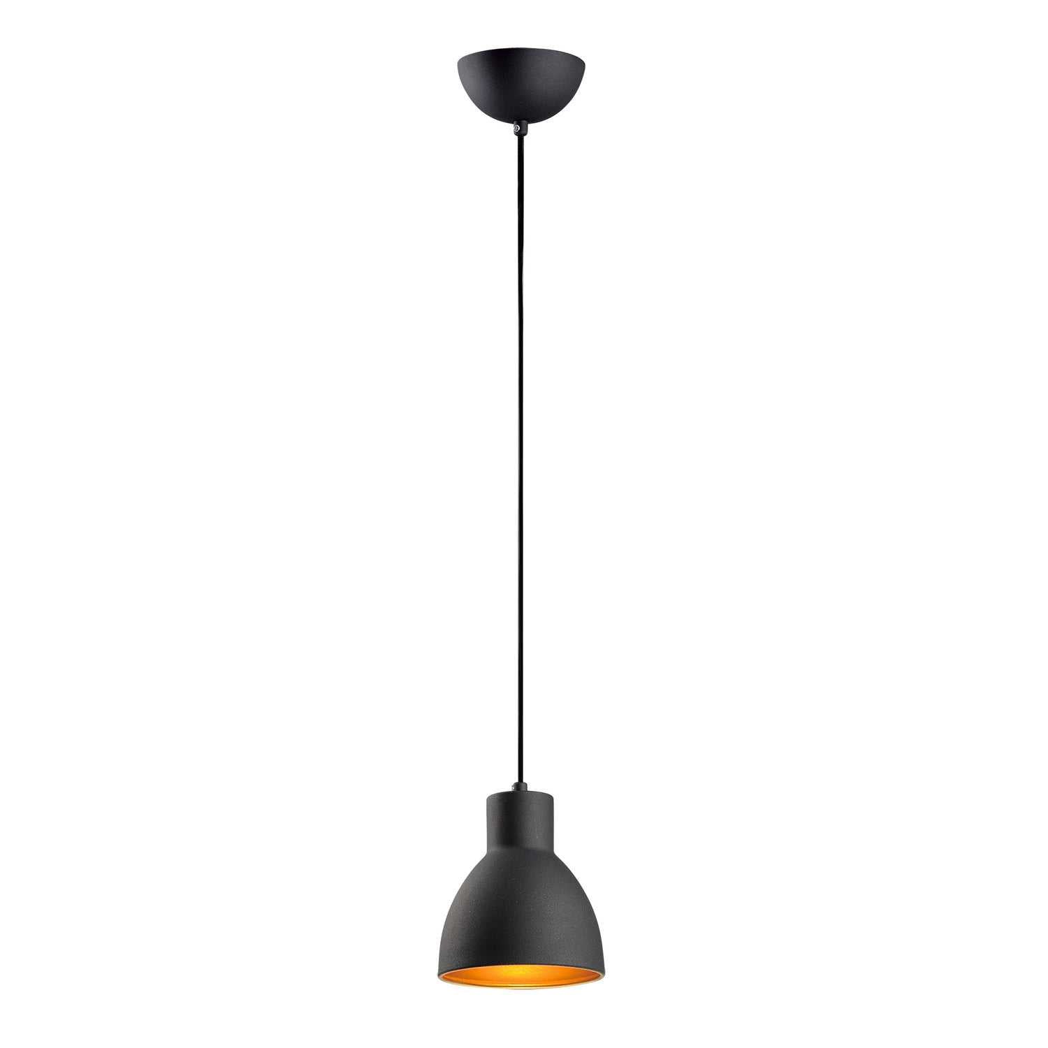 Maxim - 11020BKGLD - One Light Pendant - Cora - Black / Gold