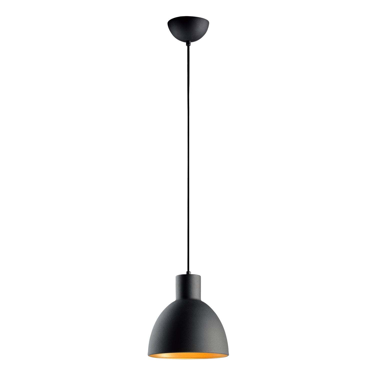 Maxim - 11022BKGLD - One Light Pendant - Cora - Black / Gold