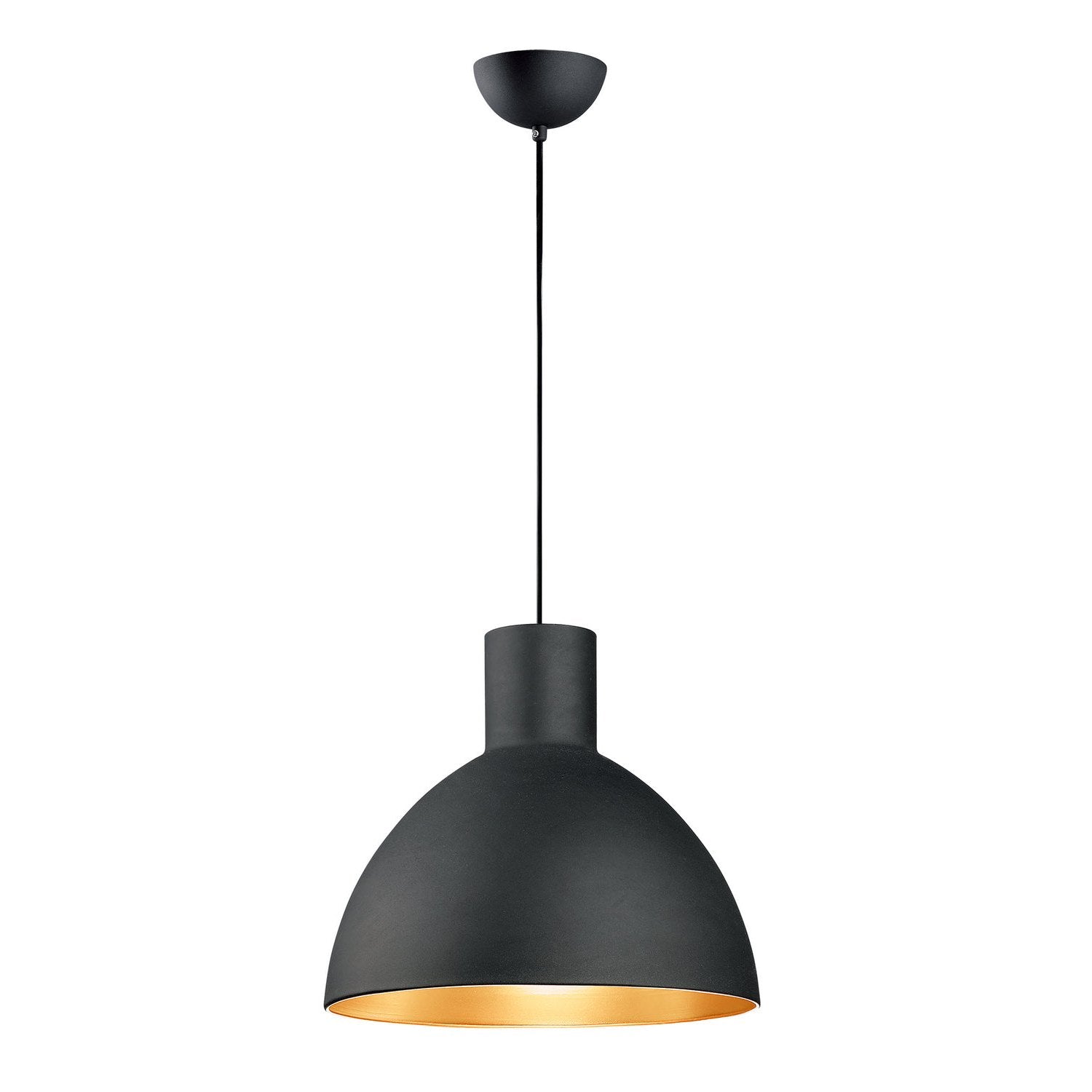 Maxim - 11026BKGLD - One Light Pendant - Cora - Black / Gold