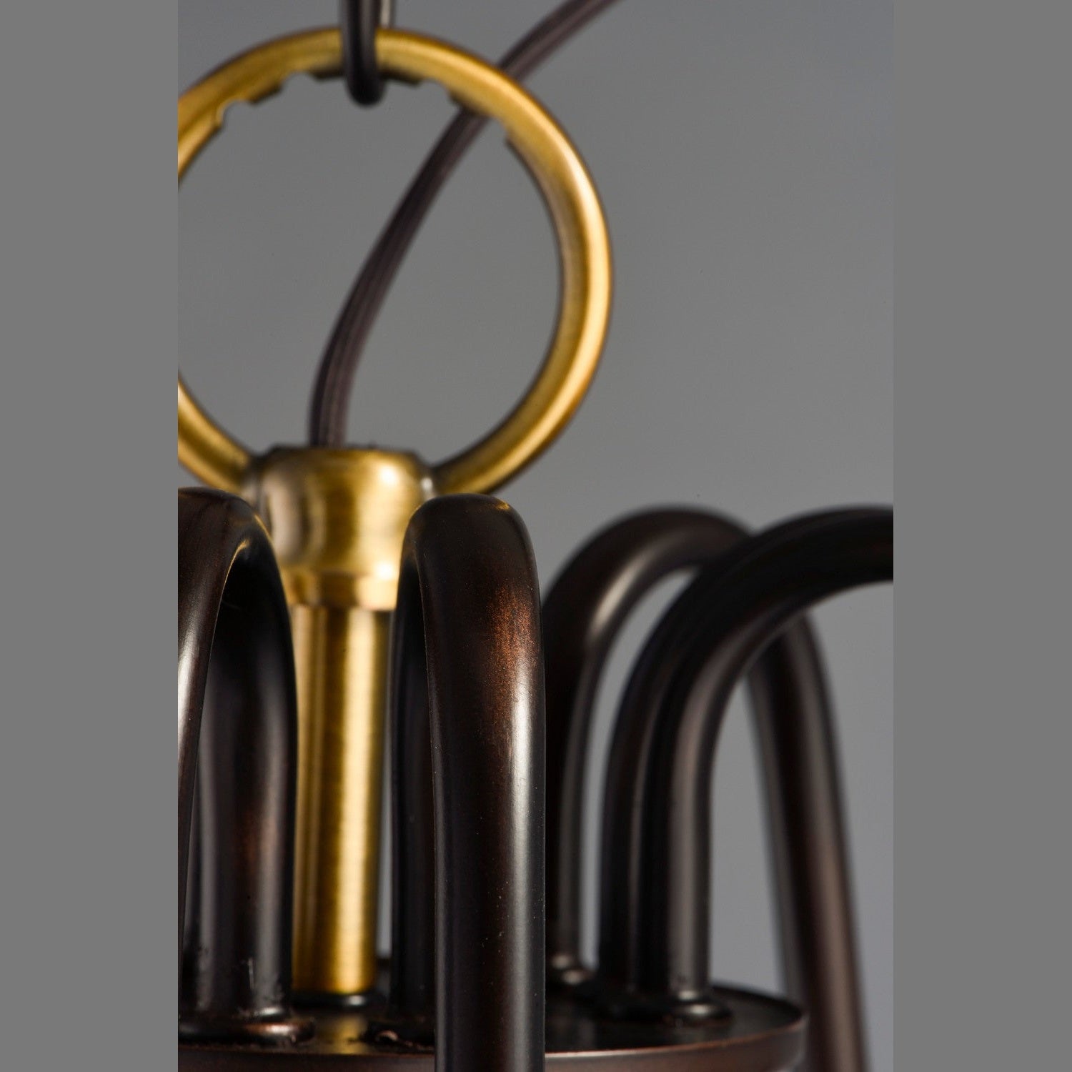 Maxim - 11737OIAB - Nine Light Chandelier - Haven - Oil Rubbed Bronze / Antique Brass