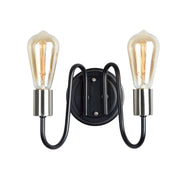 Maxim - 11739BKSN - Two Light Wall Sconce - Haven - Black / Satin Nickel