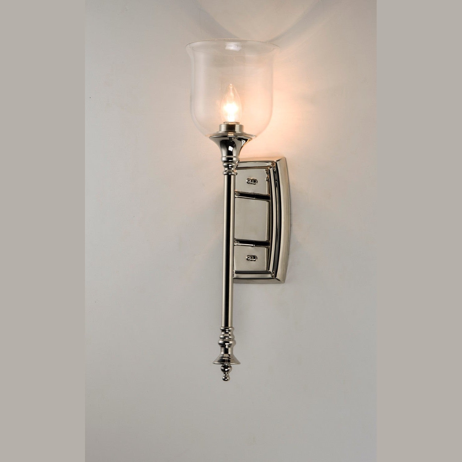 Maxim - 20479CLPN - One Light Wall Sconce - Centennial - Polished Nickel