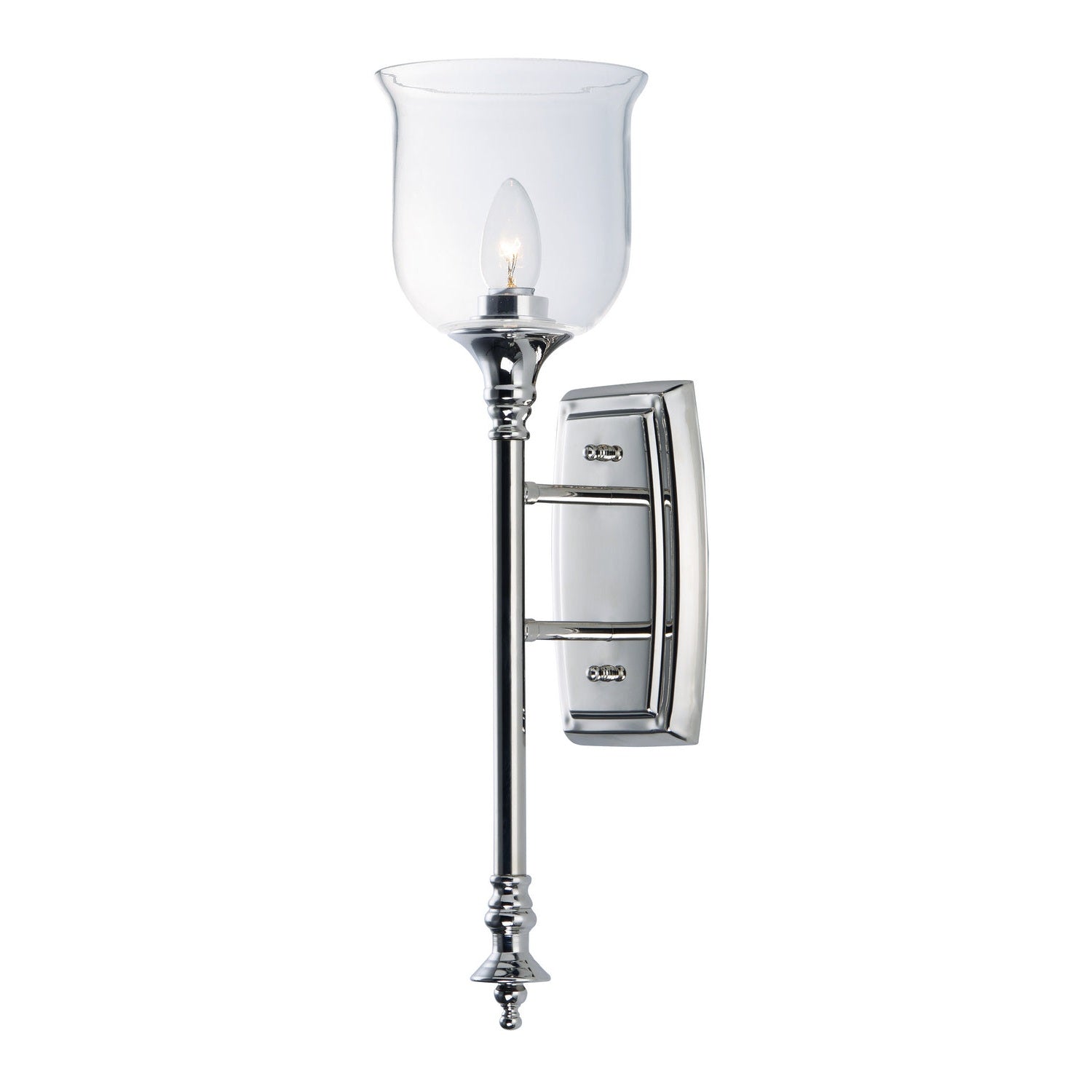 Maxim - 20479CLPN - One Light Wall Sconce - Centennial - Polished Nickel
