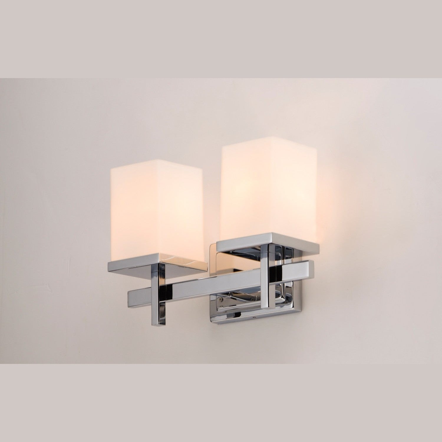 Maxim - 2152SWPC - Two Light Bath Vanity - Tetra - Polished Chrome
