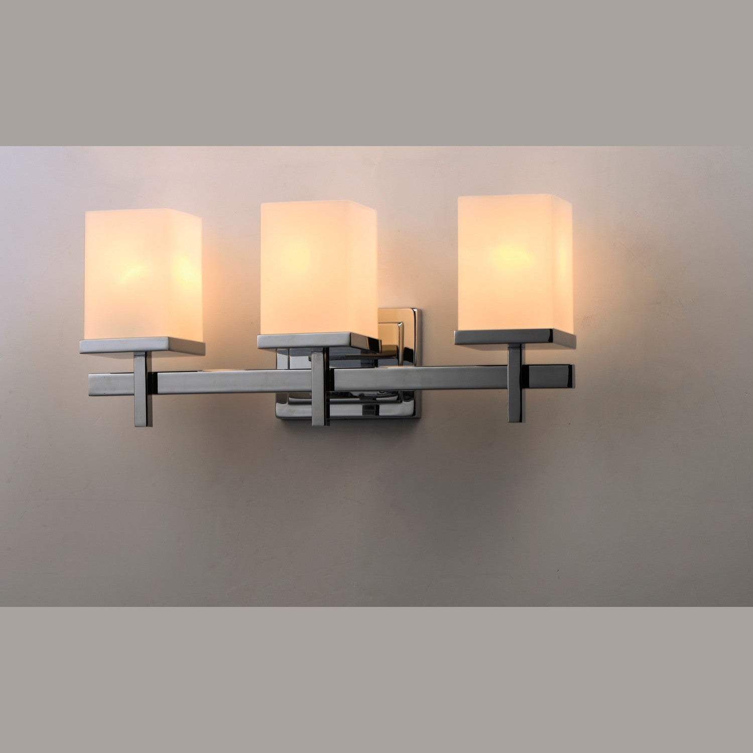 Maxim - 2153SWPC - Three Light Bath Vanity - Tetra - Polished Chrome