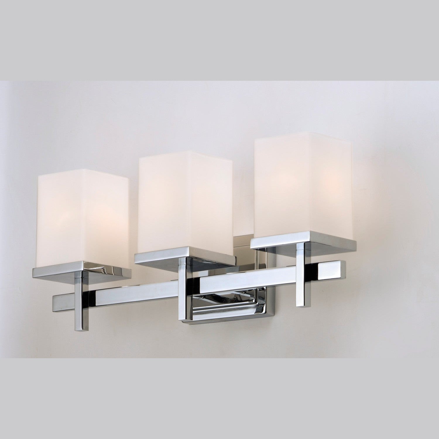Maxim - 2153SWPC - Three Light Bath Vanity - Tetra - Polished Chrome