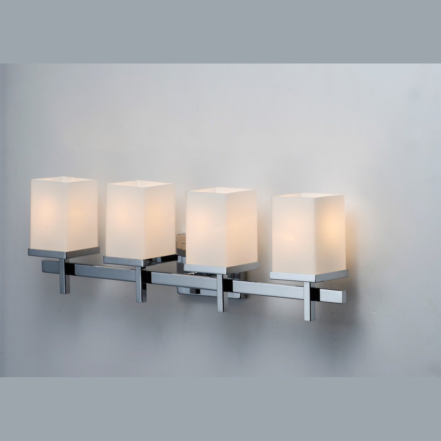 Maxim - 2154SWPC - Four Light Bath Vanity - Tetra - Polished Chrome