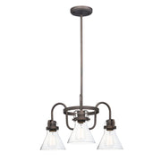 Maxim - 26116CDOI - Three Light Chandelier - Seafarer - Oil Rubbed Bronze