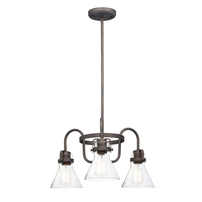 Maxim - 26116CDOI - Three Light Chandelier - Seafarer - Oil Rubbed Bronze