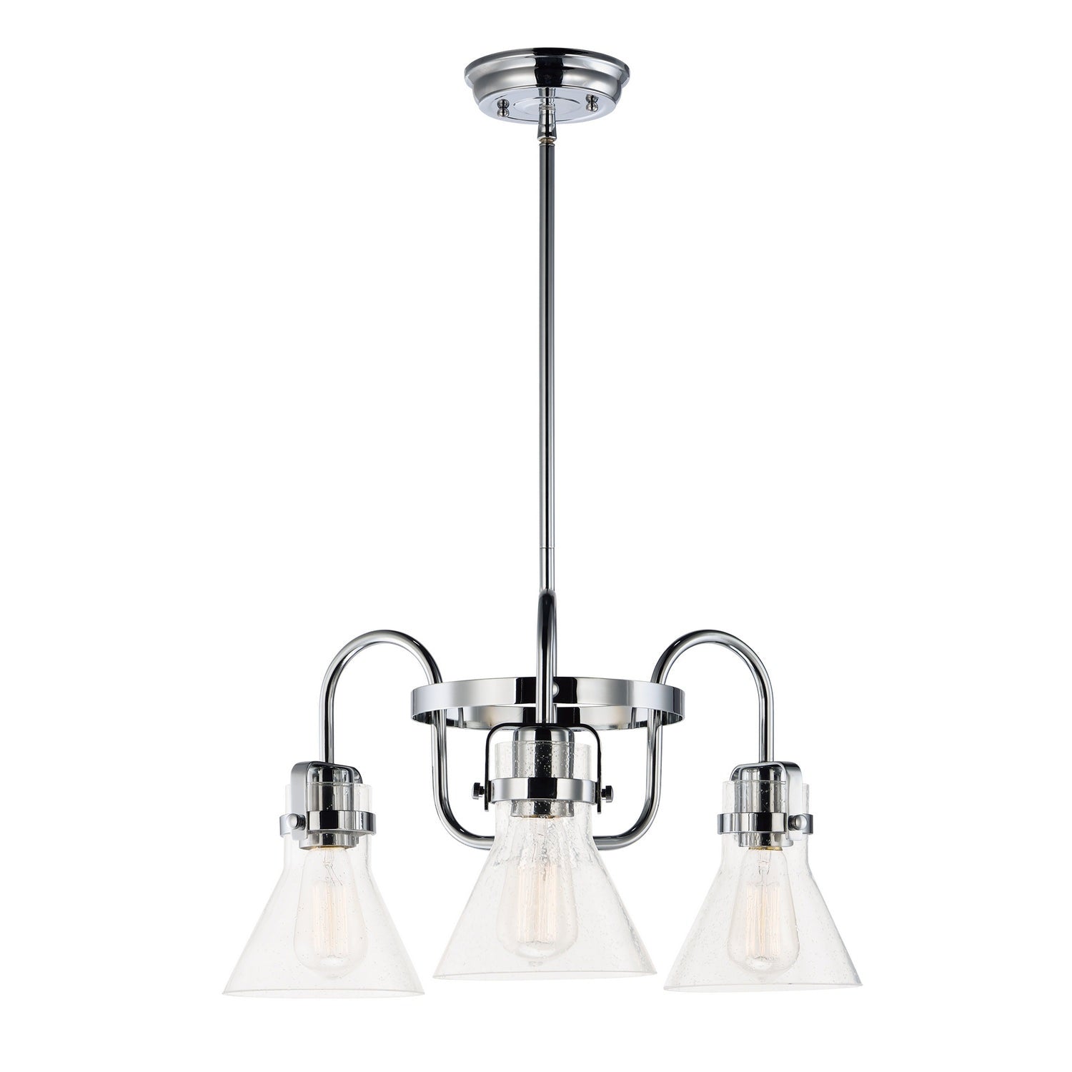Maxim - 26116CDPC - Three Light Chandelier - Seafarer - Polished Chrome