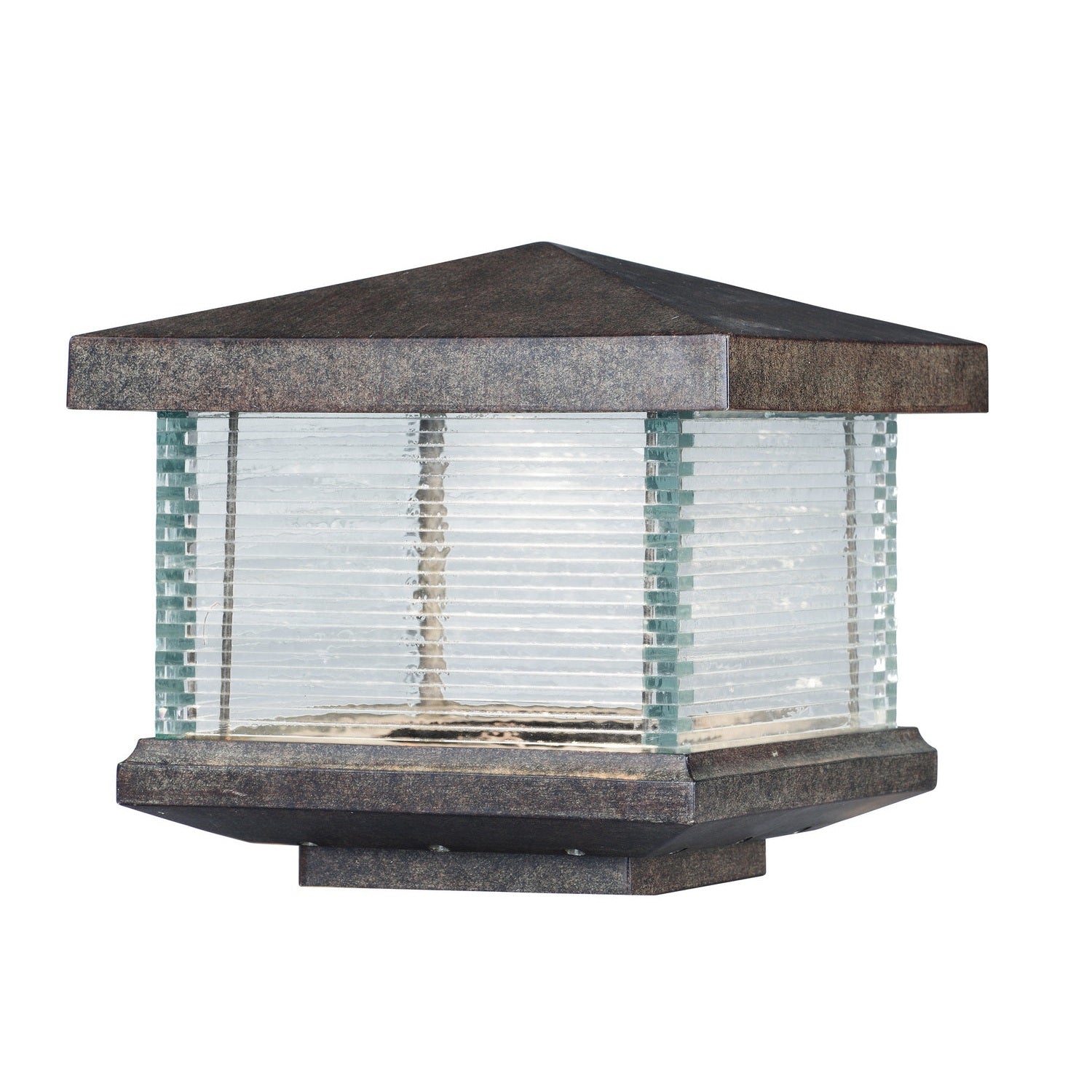 Maxim - 55736CLET - LED Outdoor Deck Lantern - Triumph VX LED - Earth Tone