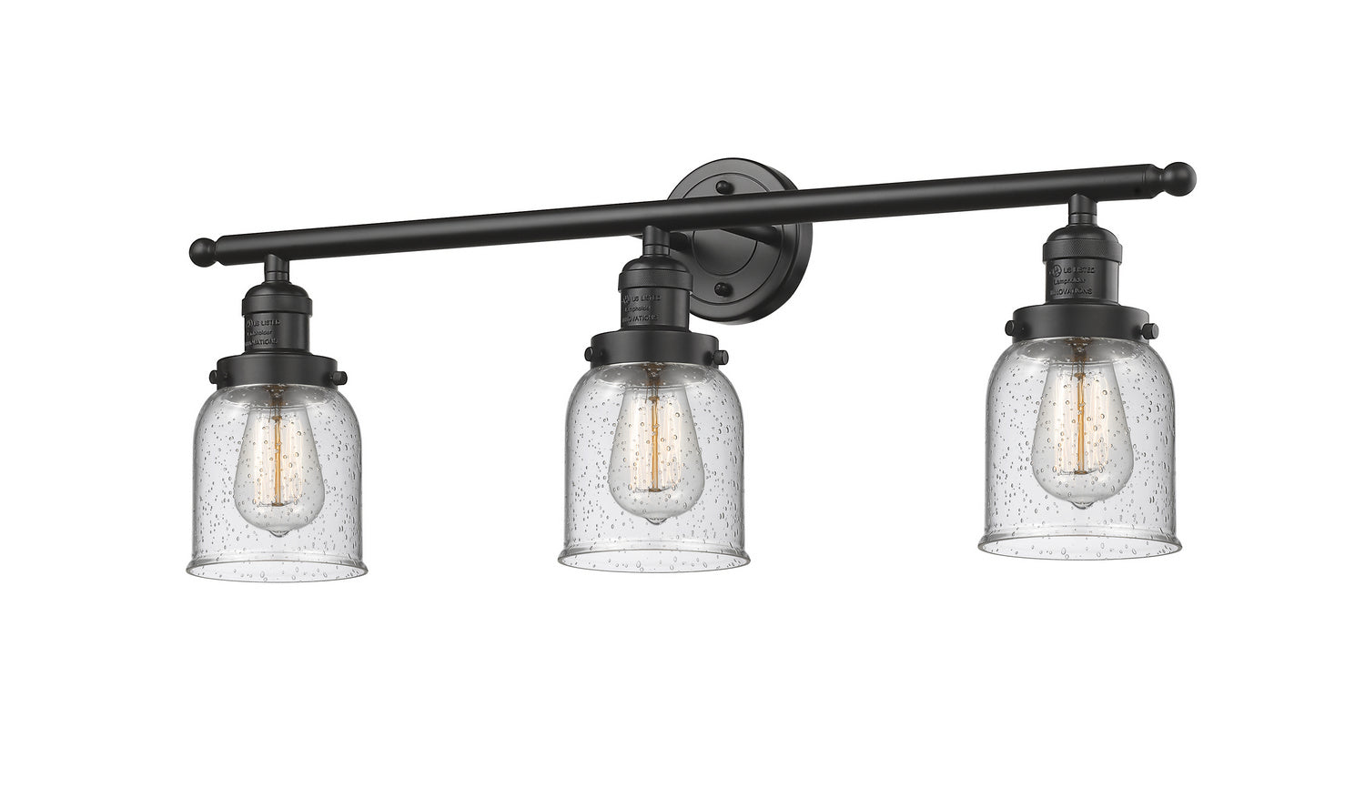 Innovations - 205-OB-G54 - Three Light Bath Vanity - Franklin Restoration - Oil Rubbed Bronze
