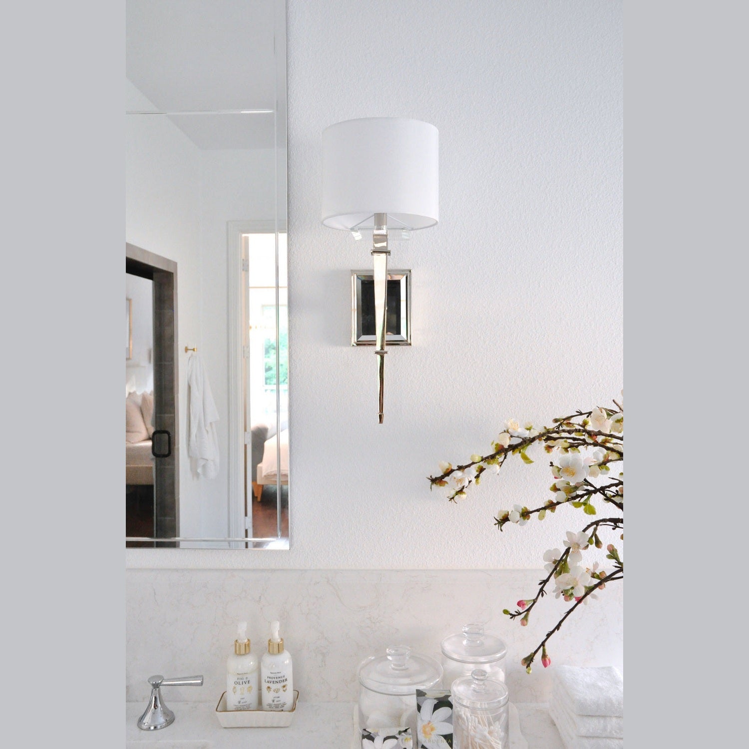 Crystorama - CLI-231-PN - One Light Wall Sconce - Clifton - Polished Nickel