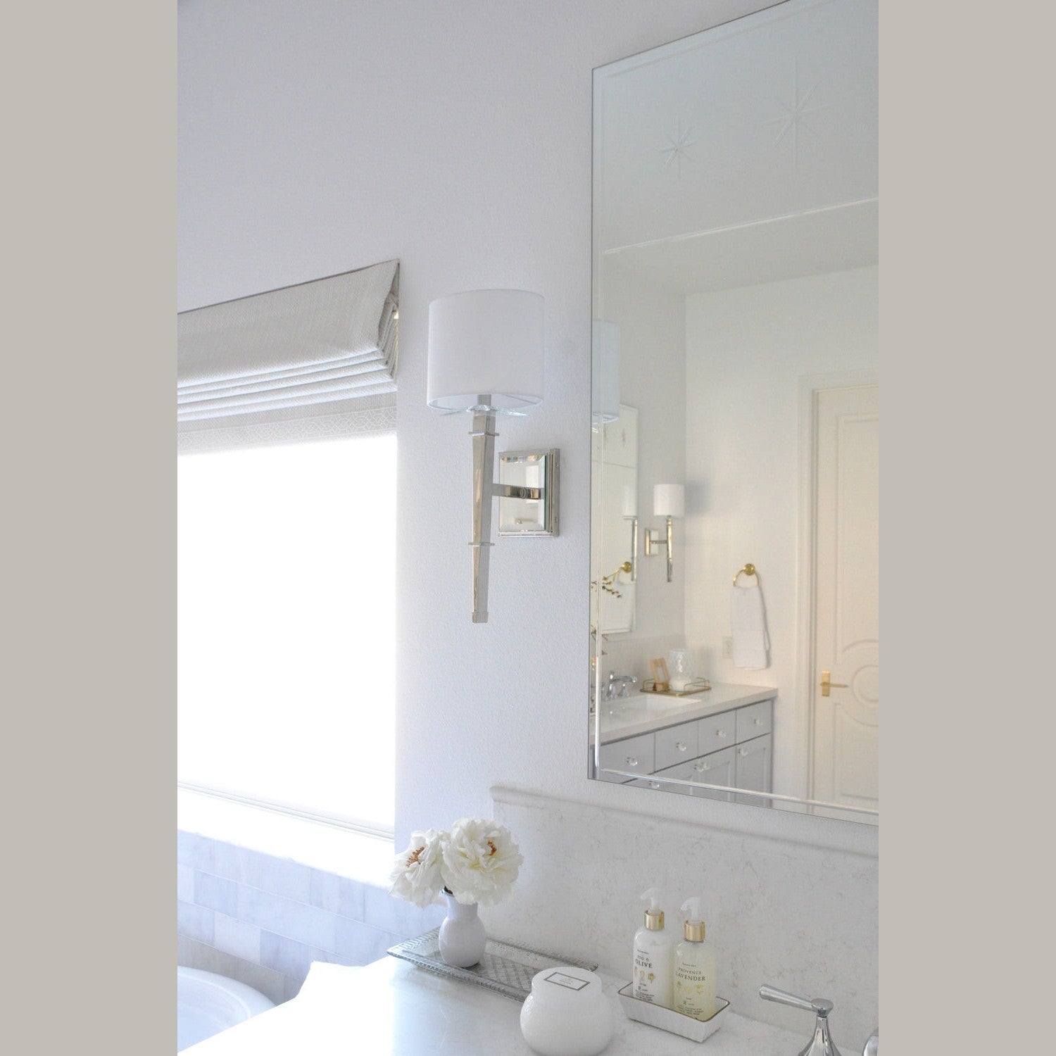 Crystorama - CLI-231-PN - One Light Wall Sconce - Clifton - Polished Nickel