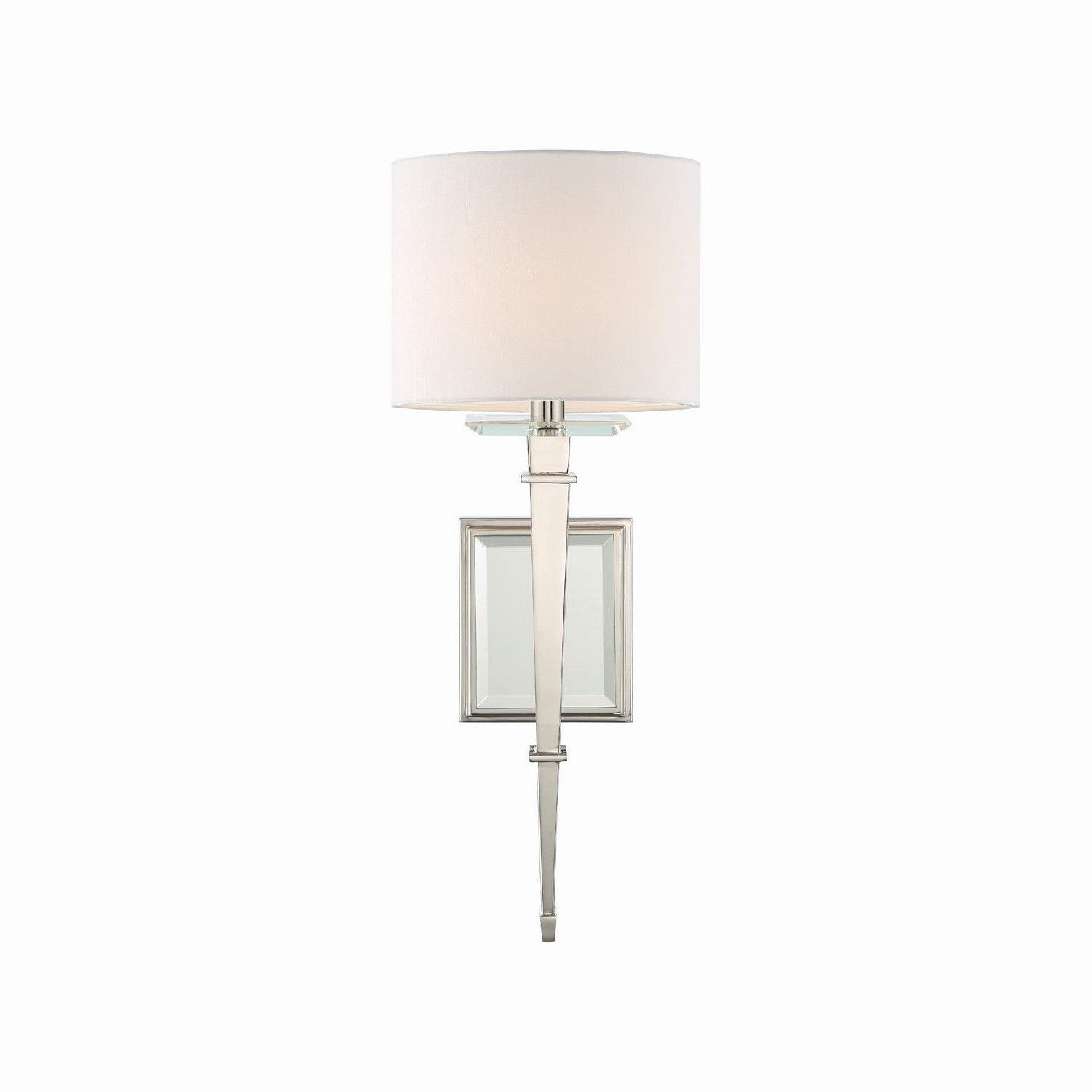 Crystorama - CLI-231-PN - One Light Wall Sconce - Clifton - Polished Nickel