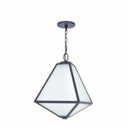 Crystorama - GLA-9705-OP-BC - Three Light Outdoor Chandelier - Glacier - Black Charcoal