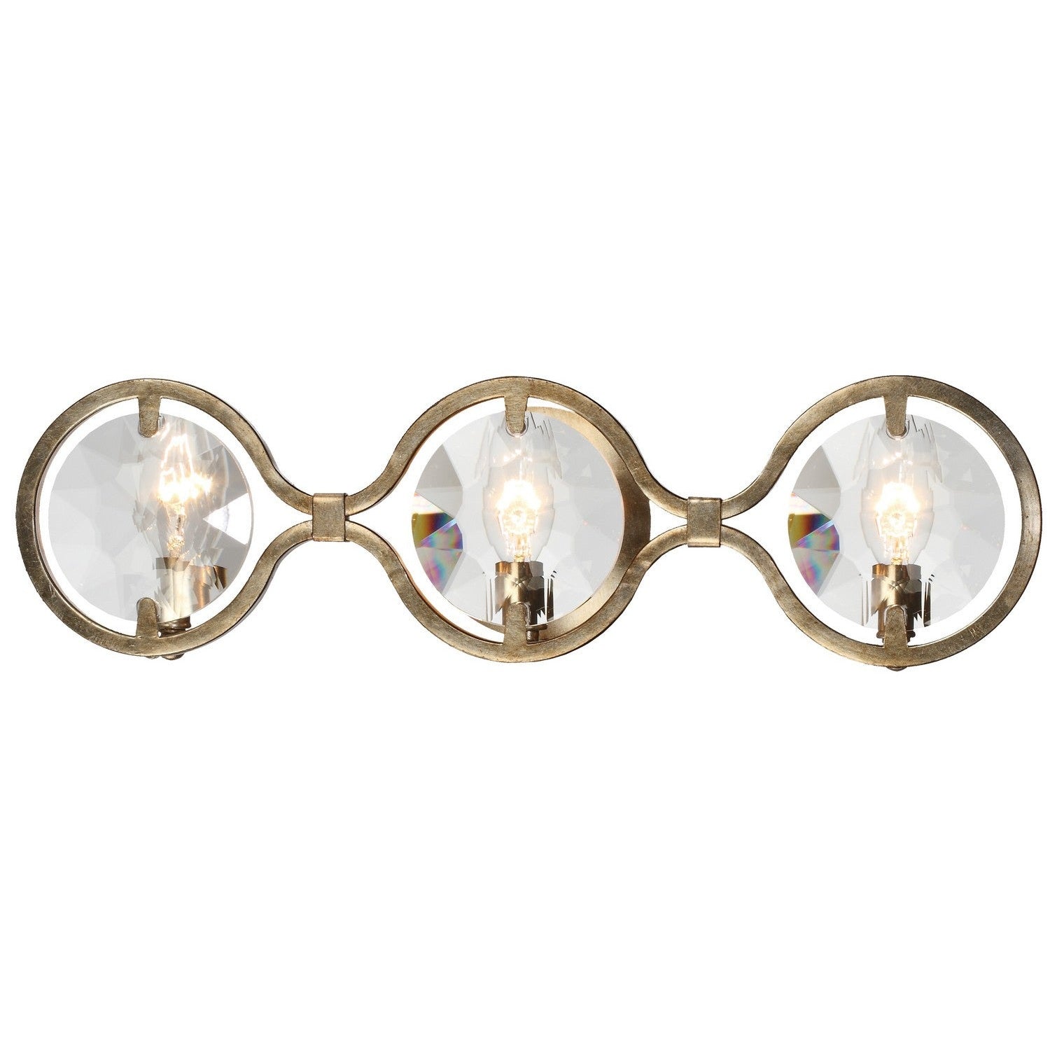 Crystorama - QUI-7623-DT - Three Light Bathroom Vanity - Quincy - Distressed Twilight