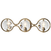 Crystorama - QUI-7623-DT - Three Light Bathroom Vanity - Quincy - Distressed Twilight
