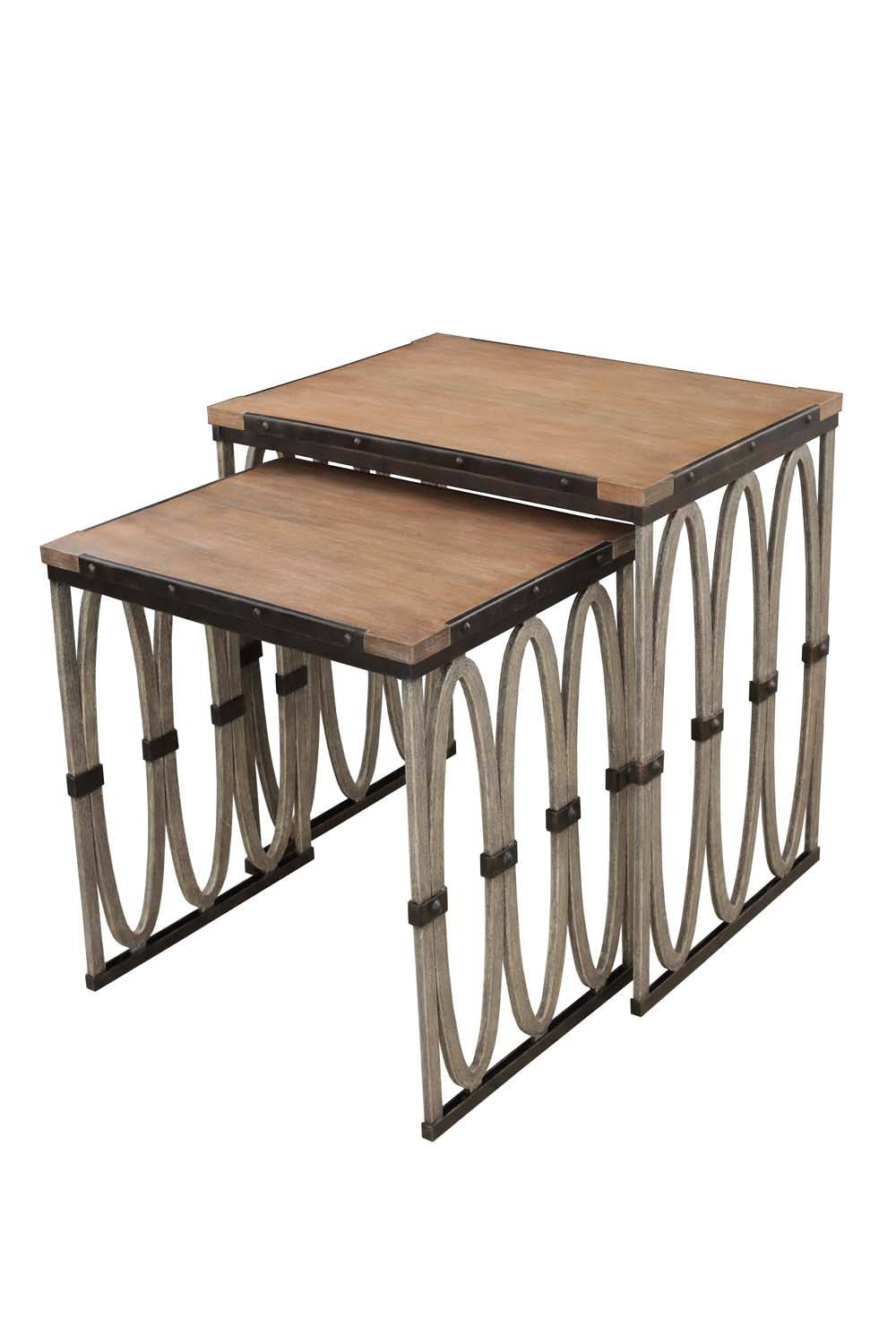 Kalco - 800404FG - Nesting Table - Belmont - Florence Gold