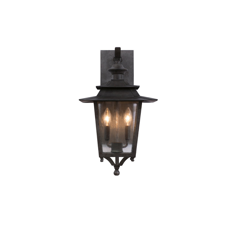 Kalco - 404121AI - Two Light Wall Bracket - Saddlebrook Outdoor - Aged Iron