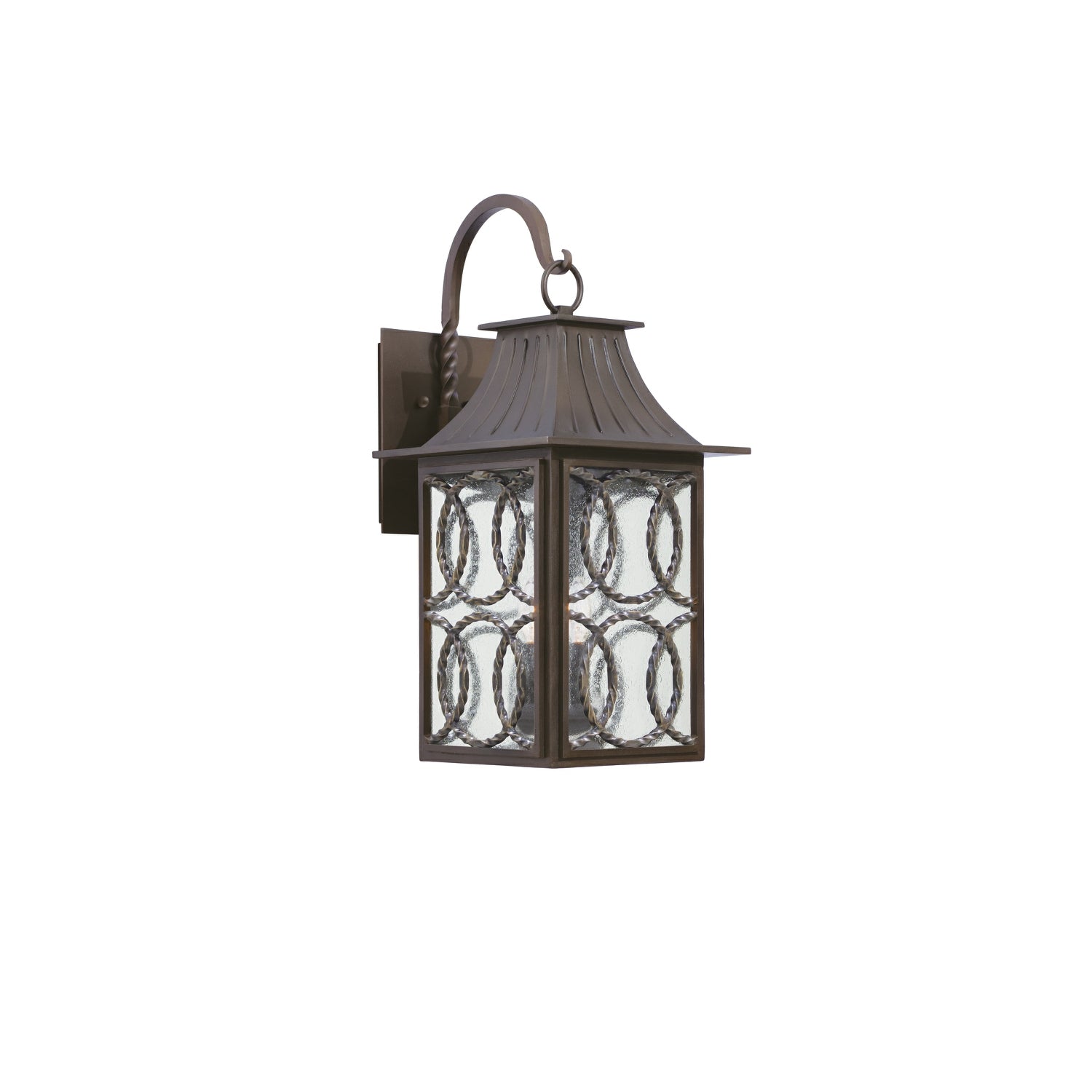 Kalco - 404222AGB - Three Light Wall Bracket - Monterey Outdoor - Aged Bronze