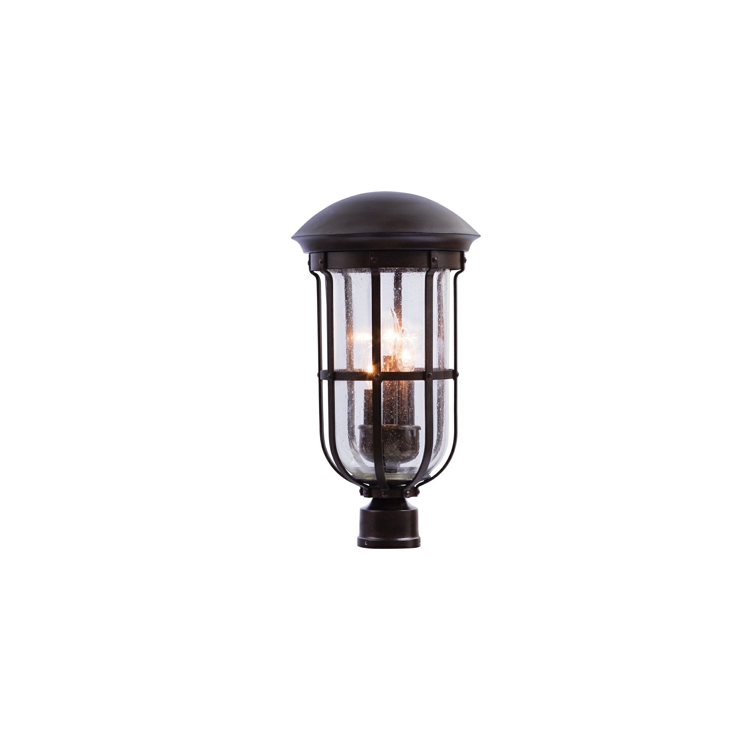 Kalco - 404300BB - Three Light Post Mount - Emerson Outdoor - Burnished Bronze