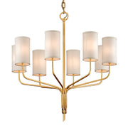 Troy Lighting - F6168-GL - Eight Light Chandelier - Juniper - Gold Leaf