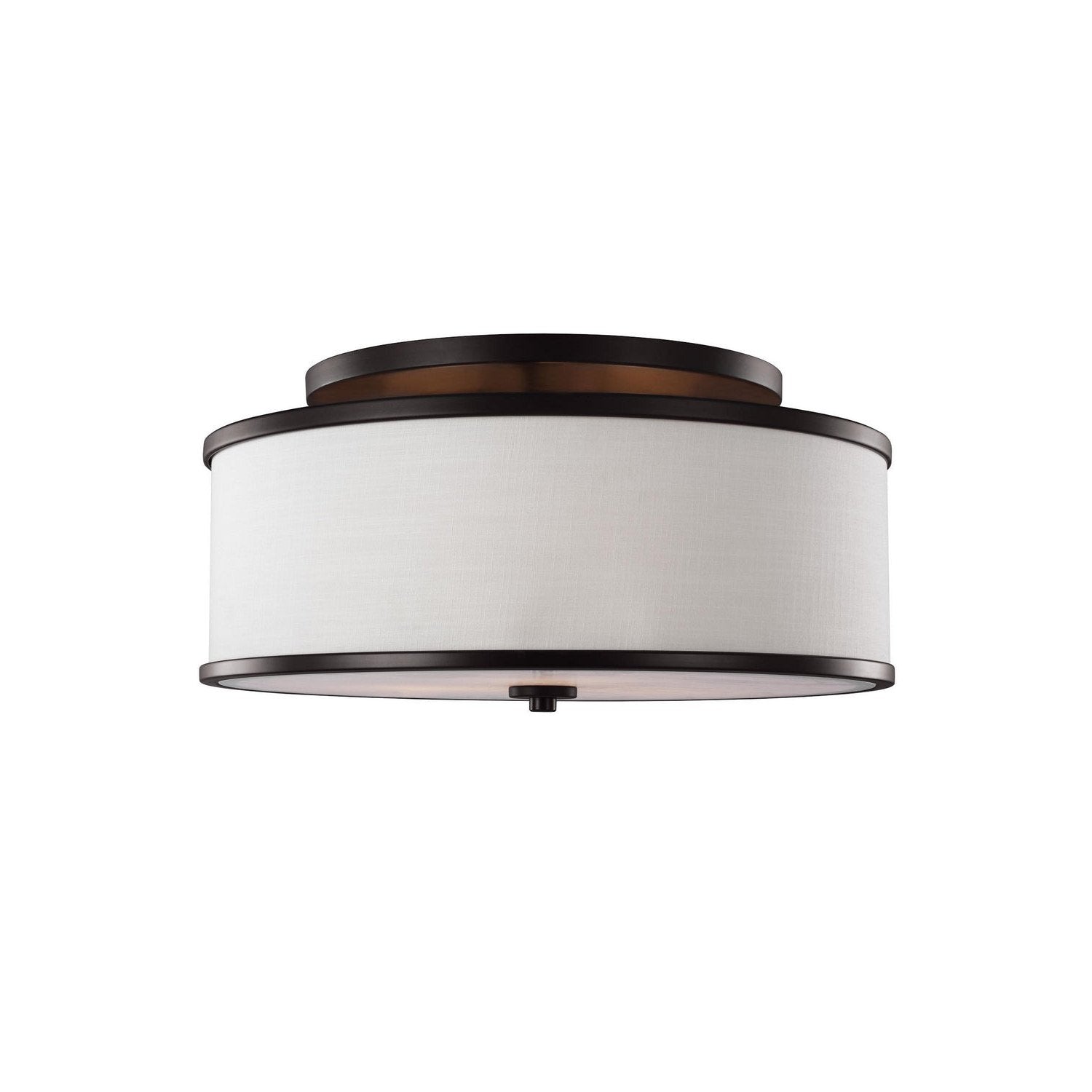 Visual Comfort Studio - SF339ORB - Three Light Semi-Flush Mount - Lennon - Oil Rubbed Bronze