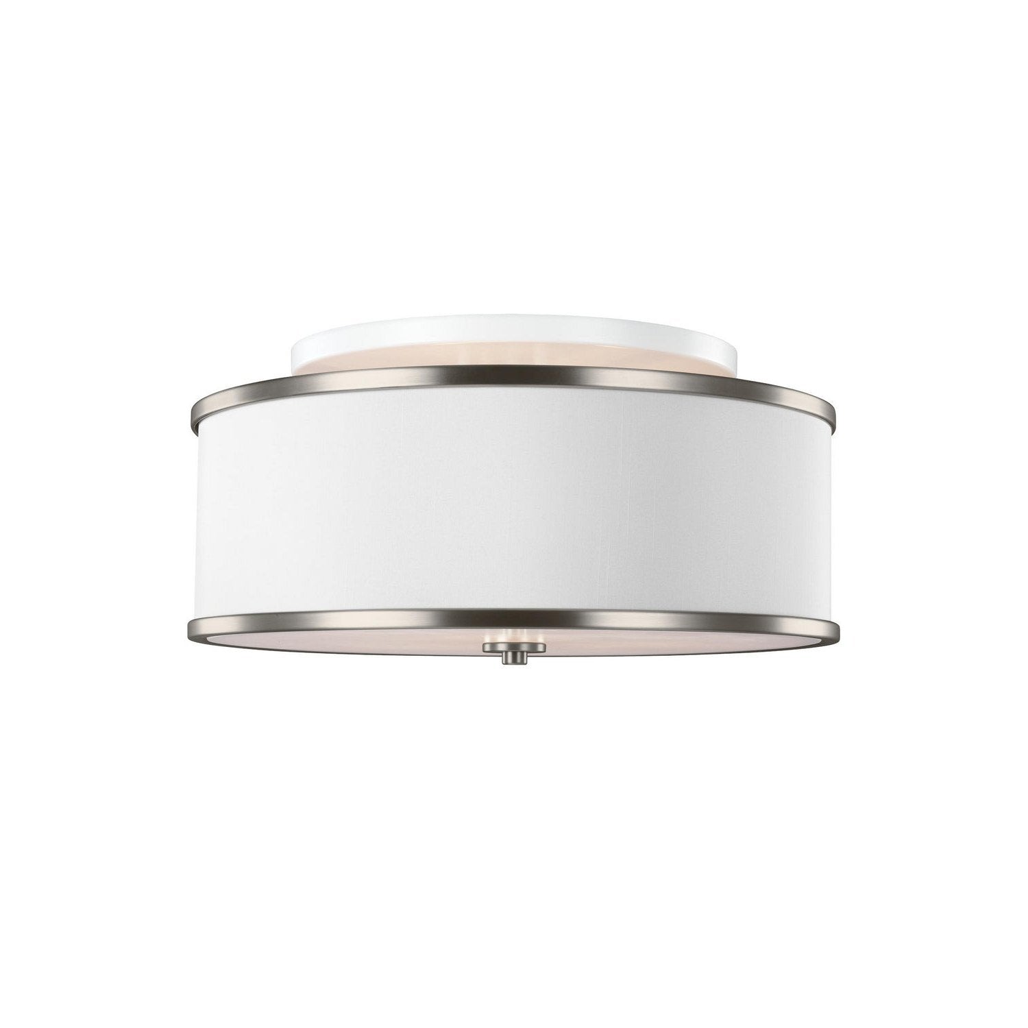 Visual Comfort Studio - SF339SN - Three Light Semi-Flush Mount - Lennon - Satin Nickel