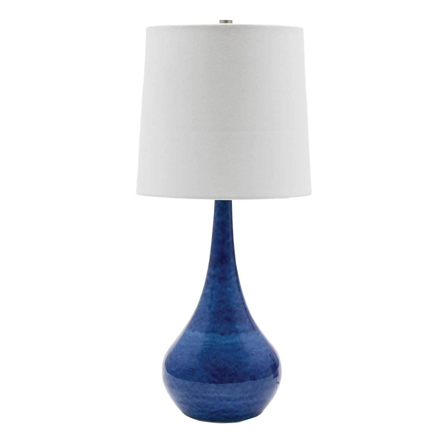 House of Troy - GS180-BG - One Light Table Lamp - Scatchard - Blue Gloss