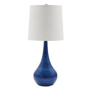 House of Troy - GS180-BG - One Light Table Lamp - Scatchard - Blue Gloss