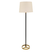 House of Troy - M600-BLKAB - One Light Floor Lamp - Morgan - Black/Antique Brass