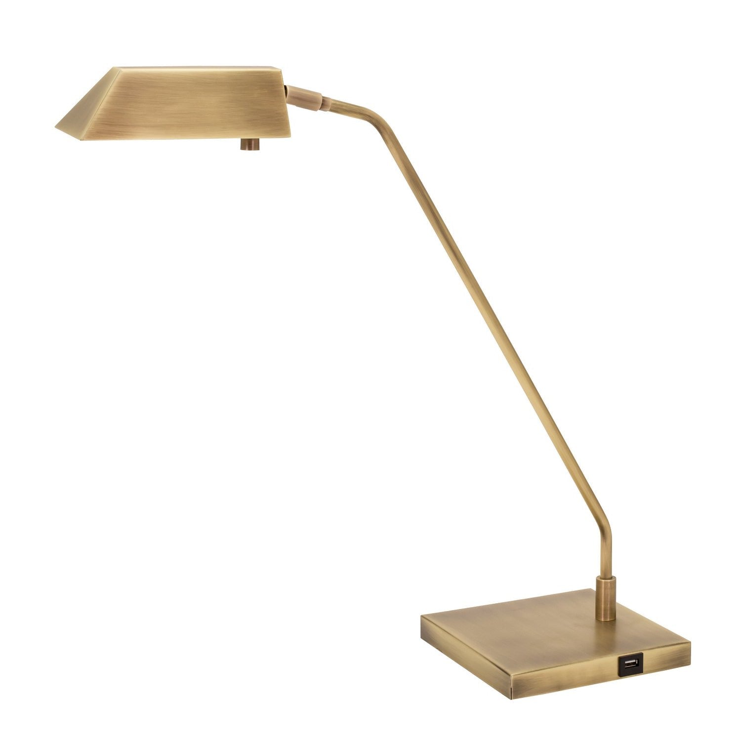 House of Troy - NEW250-AB - LED Table Lamp - Newbury - Antique Brass