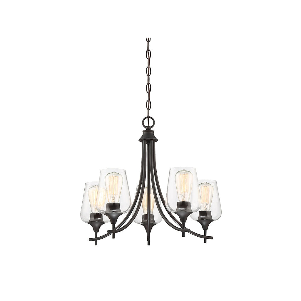 Savoy House - 1-4032-5-13 - Five Light Chandelier - Octave - English Bronze
