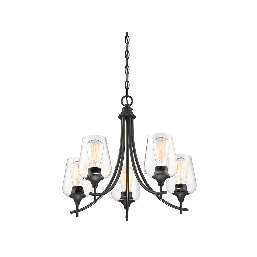 Savoy House - 1-4032-5-13 - Five Light Chandelier - Octave - English Bronze