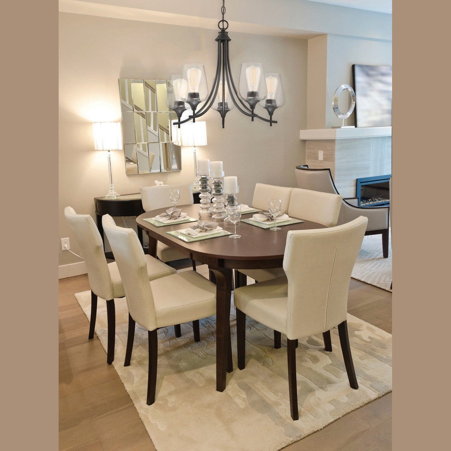 Savoy House - 1-4032-5-13 - Five Light Chandelier - Octave - English Bronze
