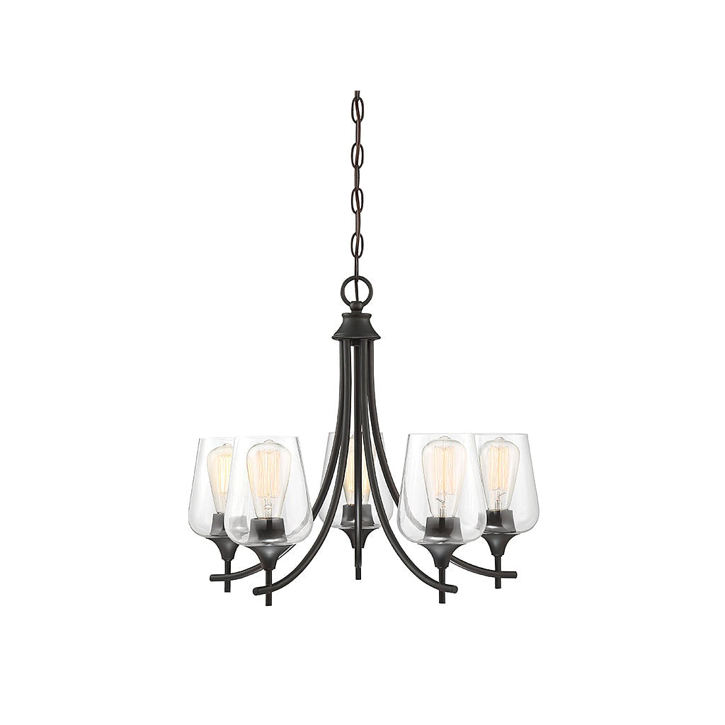 Savoy House - 1-4032-5-13 - Five Light Chandelier - Octave - English Bronze