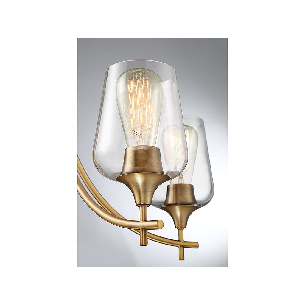 Savoy House - 1-4032-5-322 - Five Light Chandelier - Octave - Warm Brass