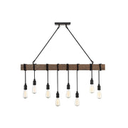 Savoy House - 1-990-8-41 - Eight Light Linear Chandelier - Burgess - Durango