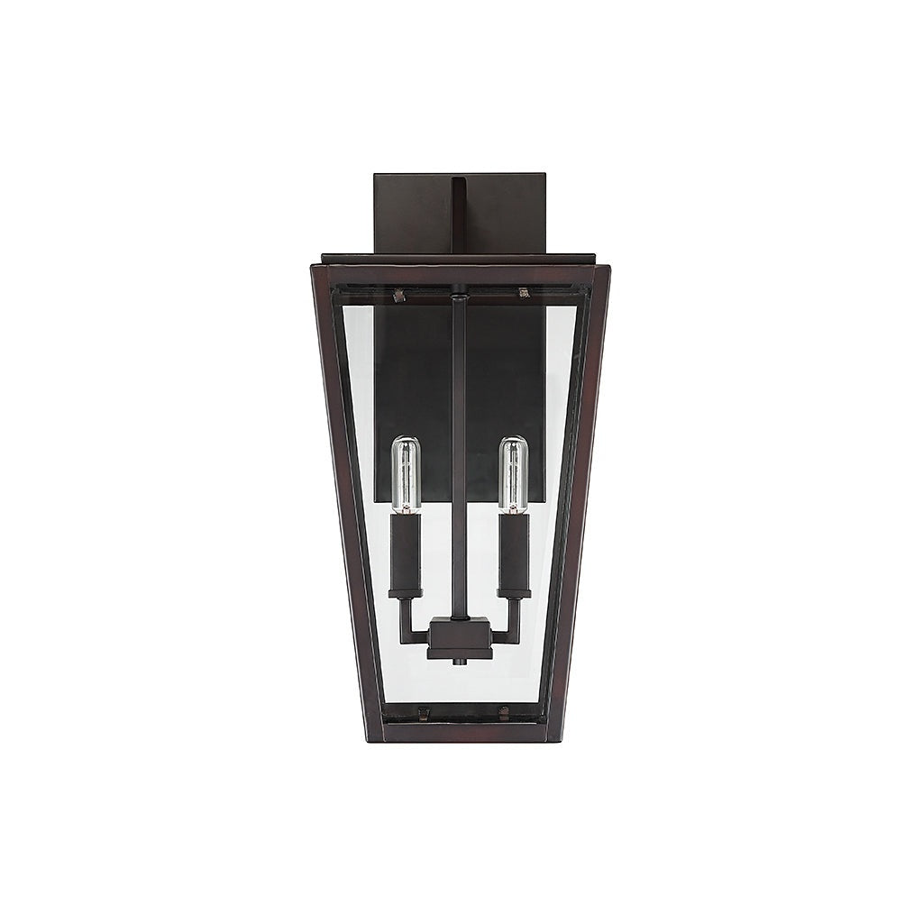 Savoy House - 5-548-13 - Two Light Wall Lantern - Milton - English Bronze