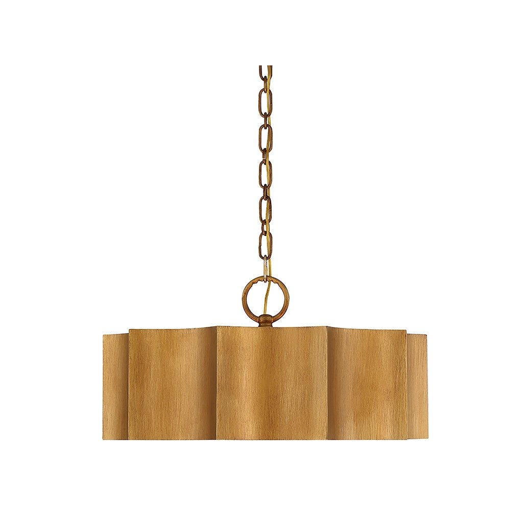 Savoy House - 7-100-3-54 - Three Light Pendant - Shelby - Gold Patina