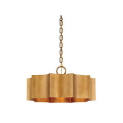 Savoy House - 7-100-3-54 - Three Light Pendant - Shelby - Gold Patina