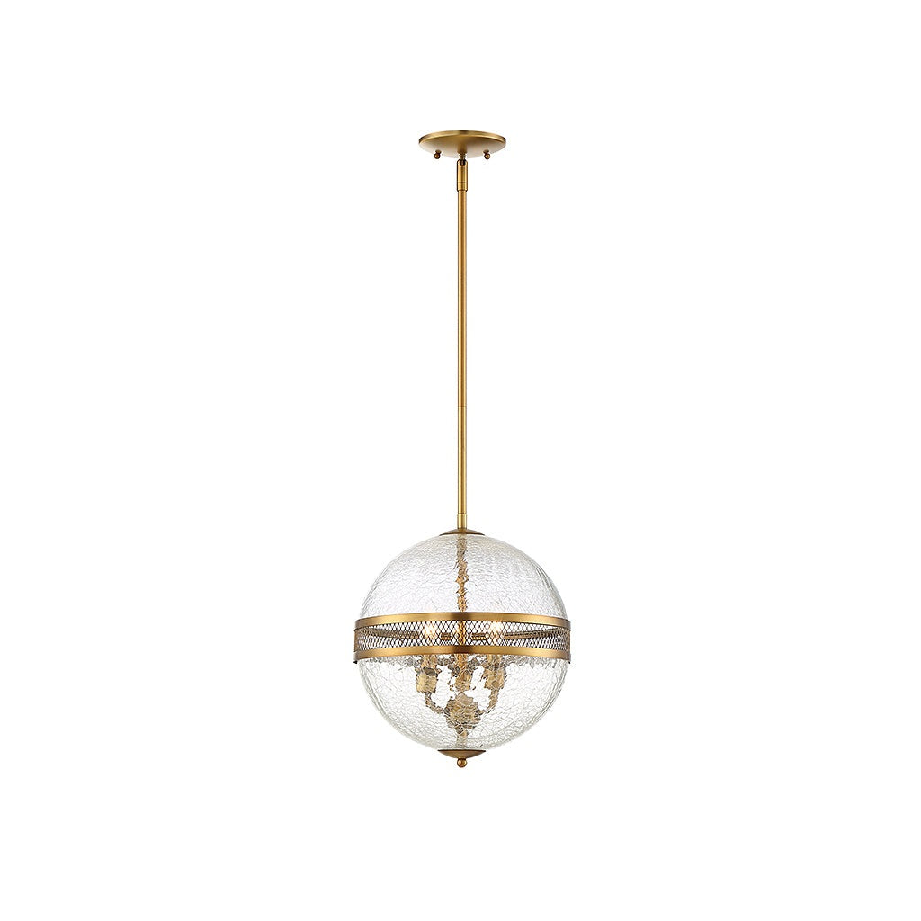 Savoy House - 7-200-3-322 - Three Light Pendant - Stirling - Warm Brass