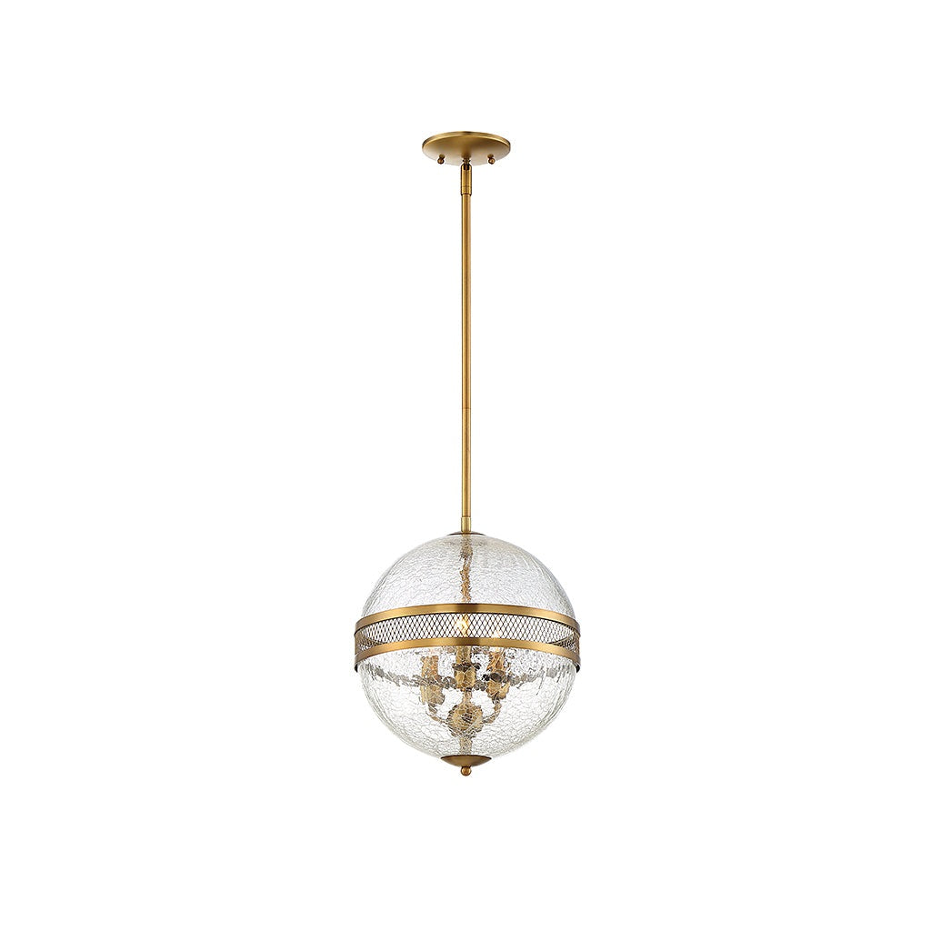 Savoy House - 7-200-3-322 - Three Light Pendant - Stirling - Warm Brass