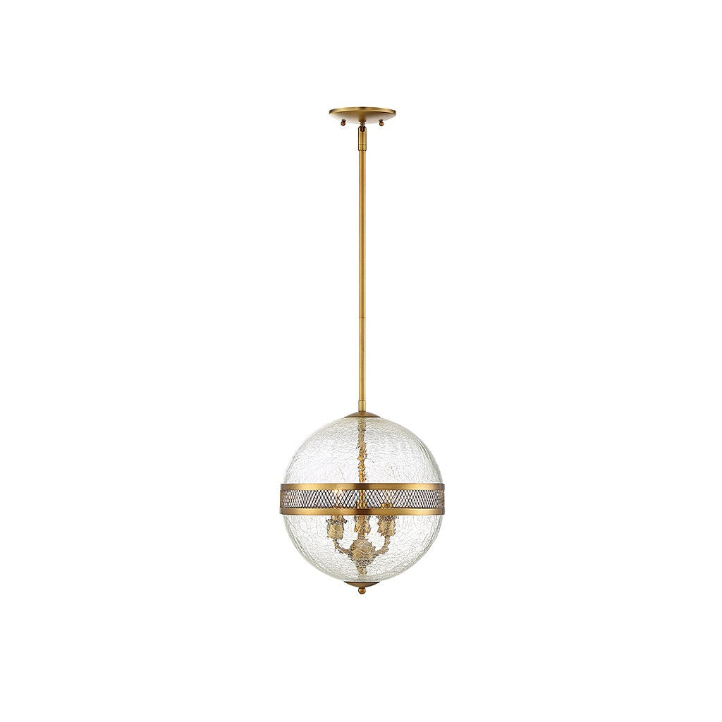 Savoy House - 7-200-3-322 - Three Light Pendant - Stirling - Warm Brass