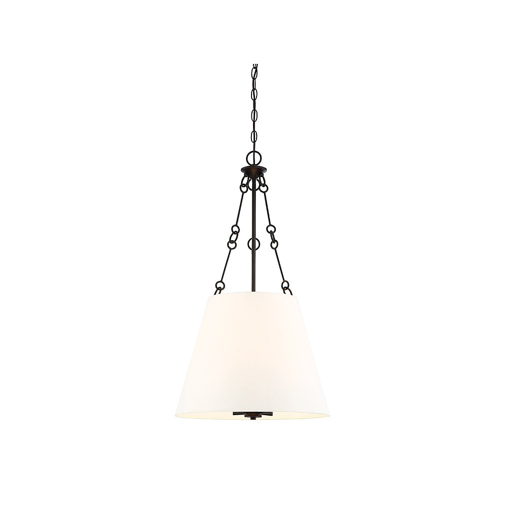 Savoy House - 7-2201-4-13 - Four Light Pendant - Austin - English Bronze