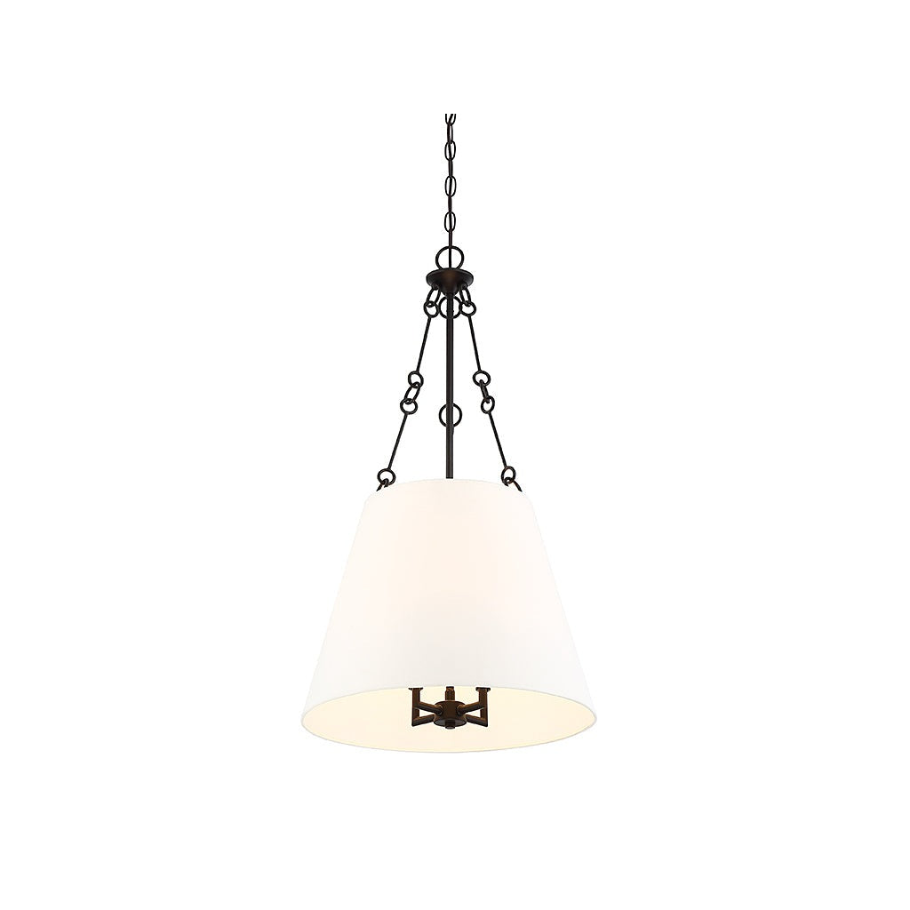 Savoy House - 7-2201-4-13 - Four Light Pendant - Austin - English Bronze
