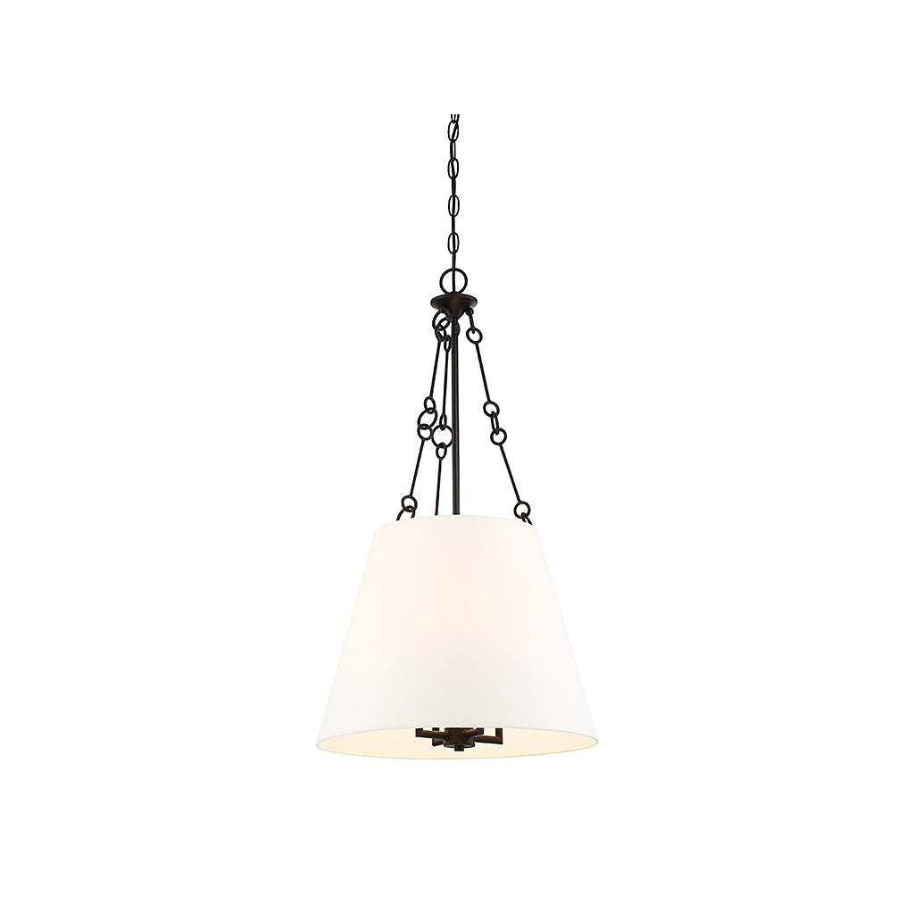 Savoy House - 7-2201-4-13 - Four Light Pendant - Austin - English Bronze