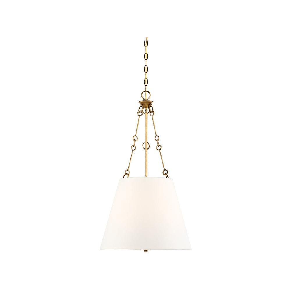 Savoy House - 7-2201-4-322 - Four Light Pendant - Austin - Warm Brass